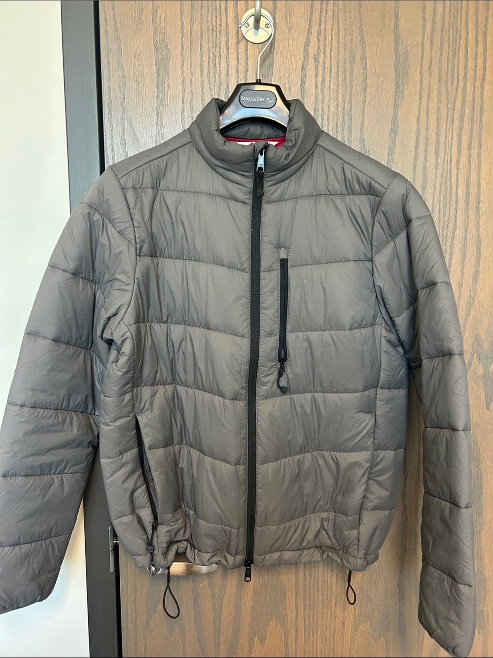 Joe Fresh Men's Gray Quilted Puffer Jacket